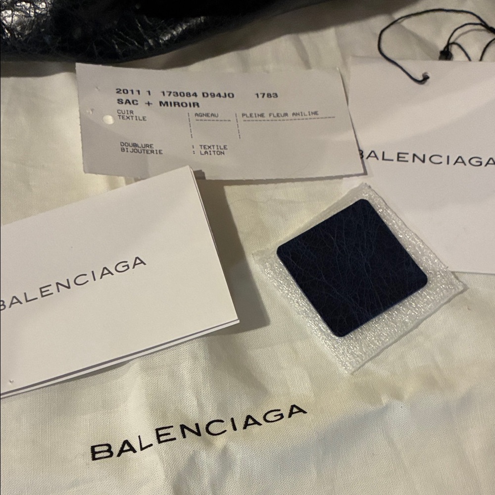 Balenciaga Dark Knight Lambskin Leather Giant 21 Rose Gold Motorcycle City Bag - Picture 14 of 15